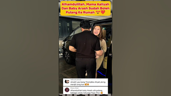 Alhamdulillah, Mama Aaliyah Dan Baby Arash Sudah Boleh Pulang Ke Rumah #aaliyahmasaid #thariq