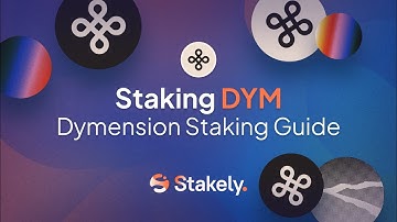 How to Stake $DYM | Dymension Staking Tutorial