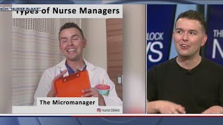 Comedian Nurse Blake pokes fun at the nursing profession