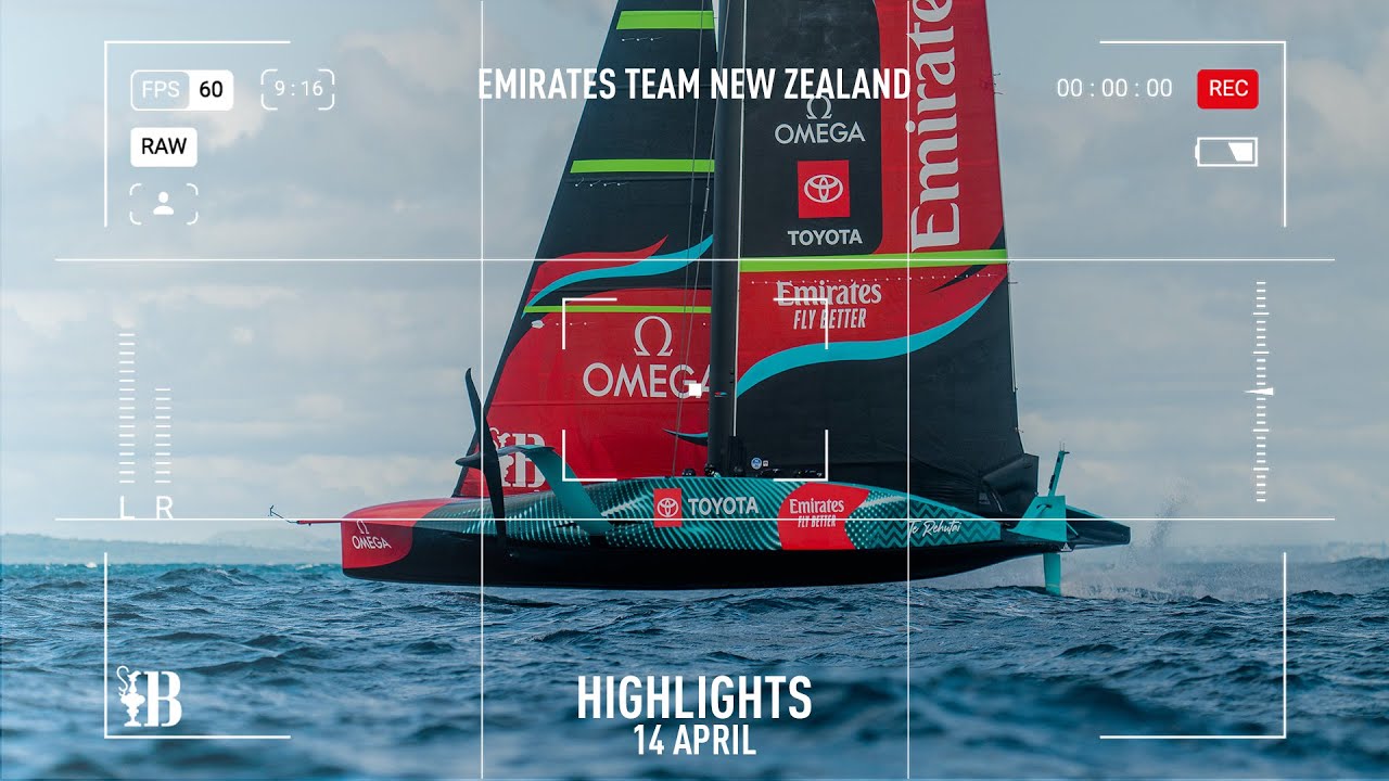 Emirates Team New Zealand Launches America's Cup Racing Boat AC75 Te Rehutai