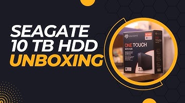 Unboxing this 10TB BEAST! | Seagate One Touch