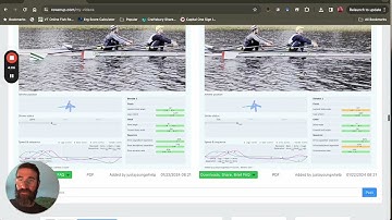Explaining the Seat compare feature with the RowerUp.com rowing technique analysis.