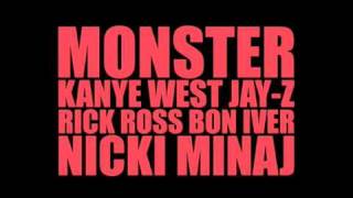 Video thumbnail of "KANYE WEST MONSTER"