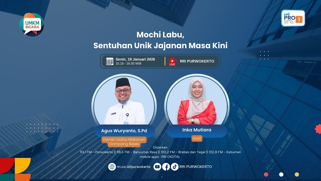 MOCHI LABU, SENTUHAN UNIK JAJANAN MASA KINI | UMKM BICARA