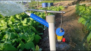 How To Make Water Sprinkler System  Easy Lawn Sprinkler DIY