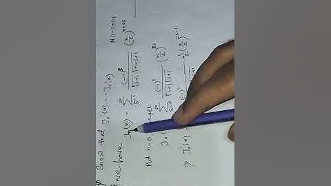 Lecture: 33 Method of Applied Mathematics (Bessel