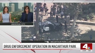 ‘Operation Free MacArthur Park' underway for narcotics trafficking probe