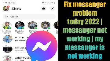 Fix messenger problem today 2022 | messenger not working | my messenger is not working