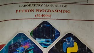 Python programming 314004 fullmanual answer part 2 #msbte #4thsemesterexam #computerscience #python