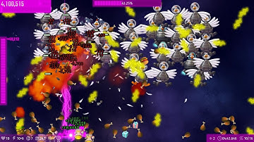 Lần đầu gặp và tự né :))) | Chicken Invaders Universe Version 128.1