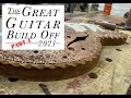 Great Guitar Build Off 2021, Part 4; Hand beating a copper top and back.