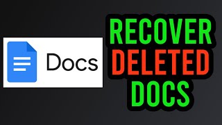 How to Recover Deleted Google Docs (2025)