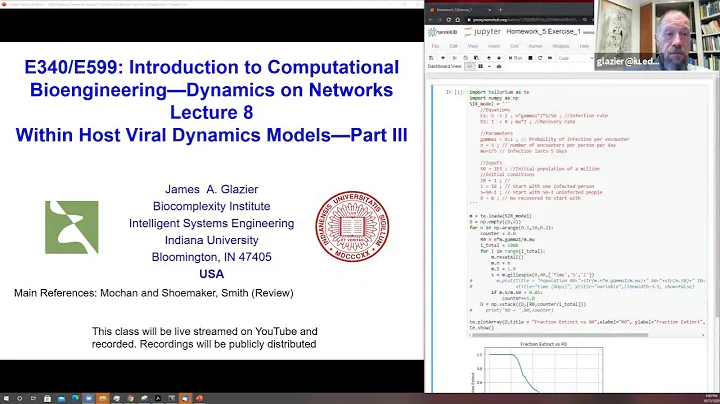 ENG340/599  COVID Modeling Lecture 8 In Host Modeling Part 3