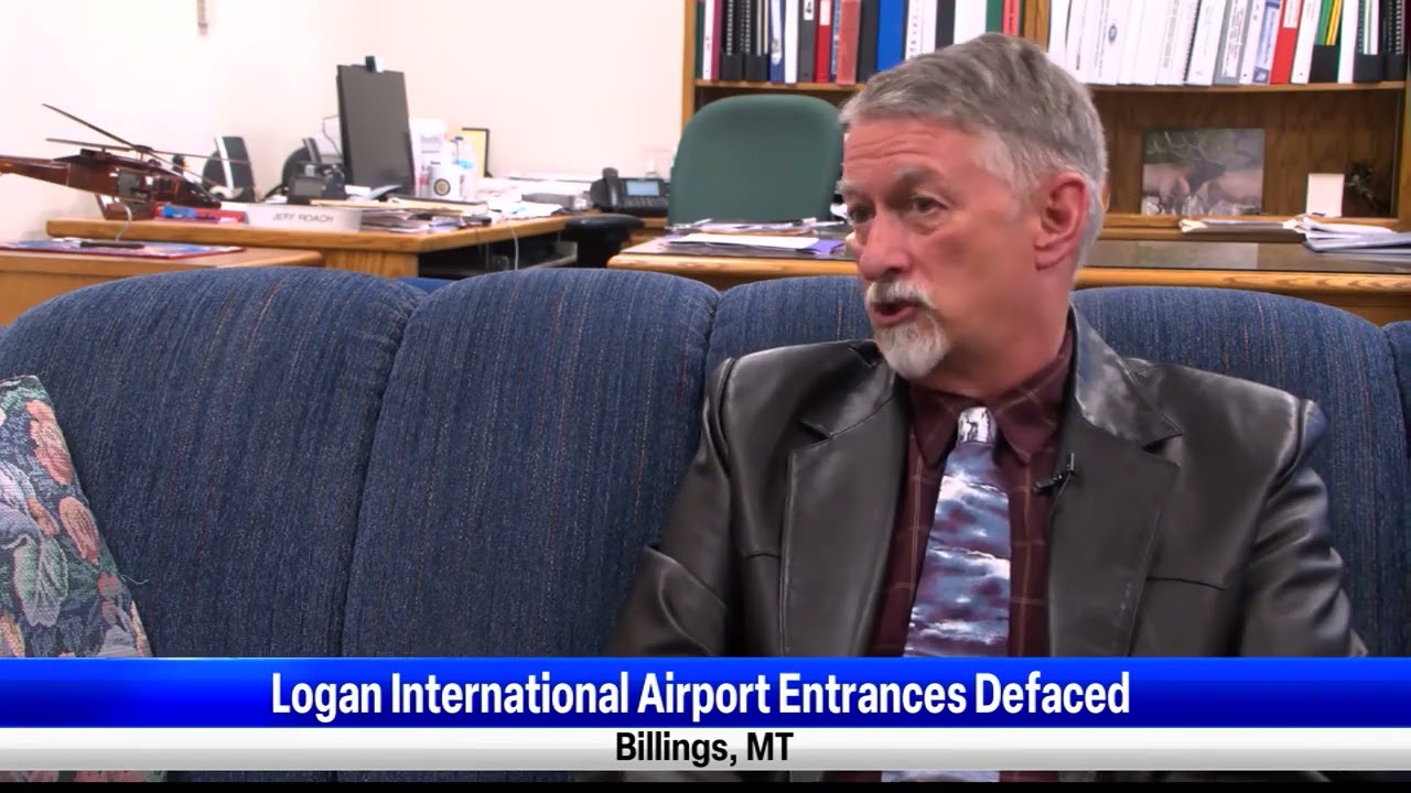 Vandalism at Billings Logan International Airport