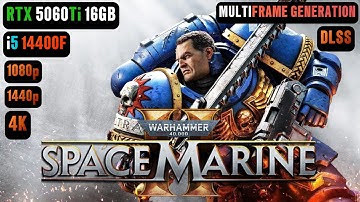 RTX 5060 Ti 16GB Warhammer 40K Space Marine 2 FPS TEST | RTX 5060 Ti 16GB & i5 14400F Benchmark