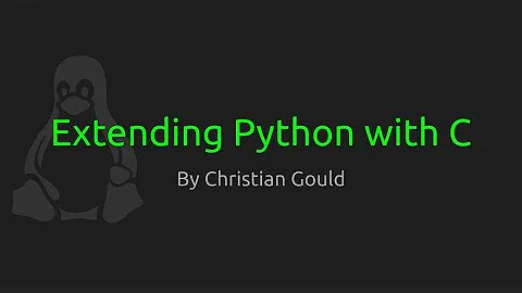 Extending Python With C