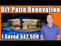 My DIY Patio Renovation: LED Inlay Concrete Countertops, Motorized Aluminum Pergola, Outdoor Kitchen