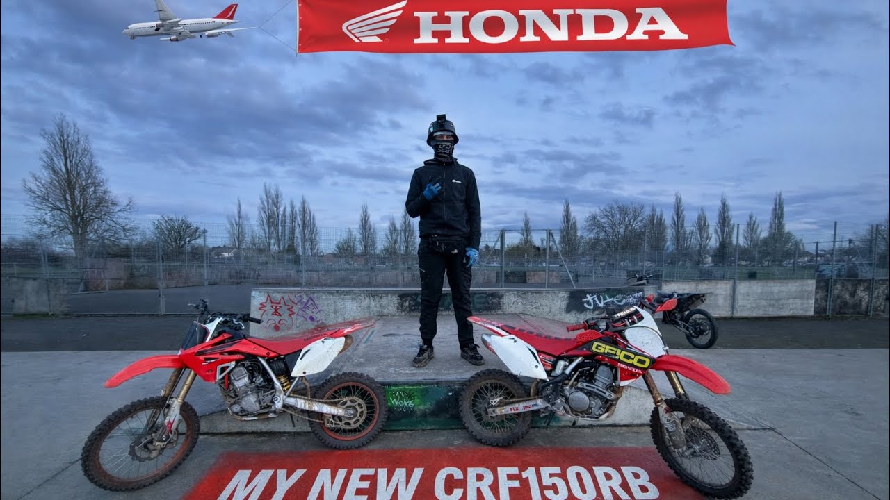 MY NEW CRF150RB!*WHEELIE POV*