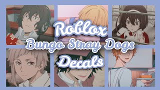 ROBLOX || Bloxburg x Royale High ~ Aesthetic Bungo Stray Dogs Decals Ids