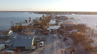 An aerial look at the destruction that Hurricane Ian delivered on Matlacha