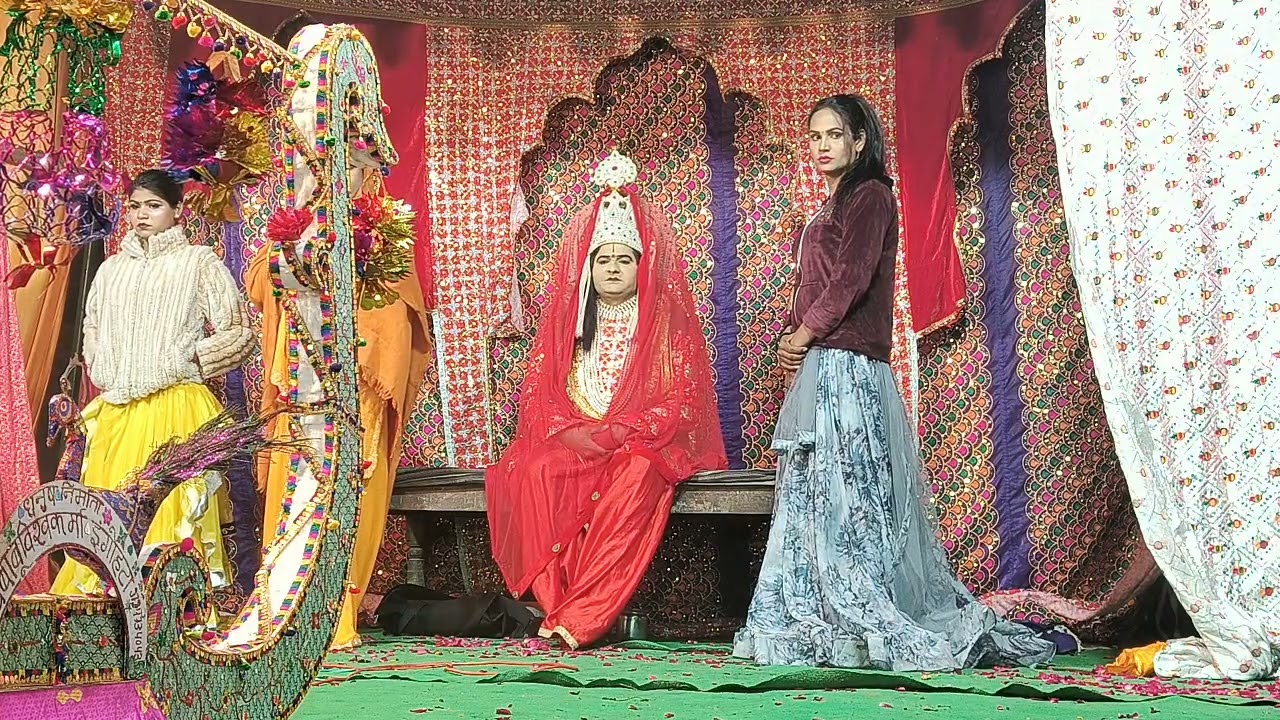 महा विशाल धनुष यज्ञ लीला में प्रभु श्री रामजी द्वारा धनुष का खंडन बहुत ही सुंदर रामलीला प्रोग्राम कर