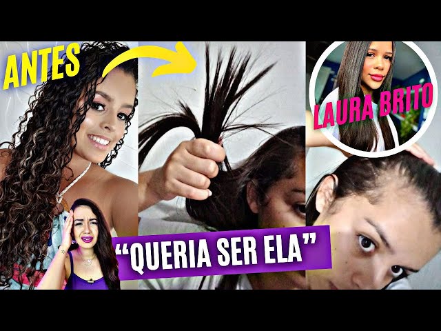 Laura Brito escolhe tons vermelhos para transformar o cabelo com