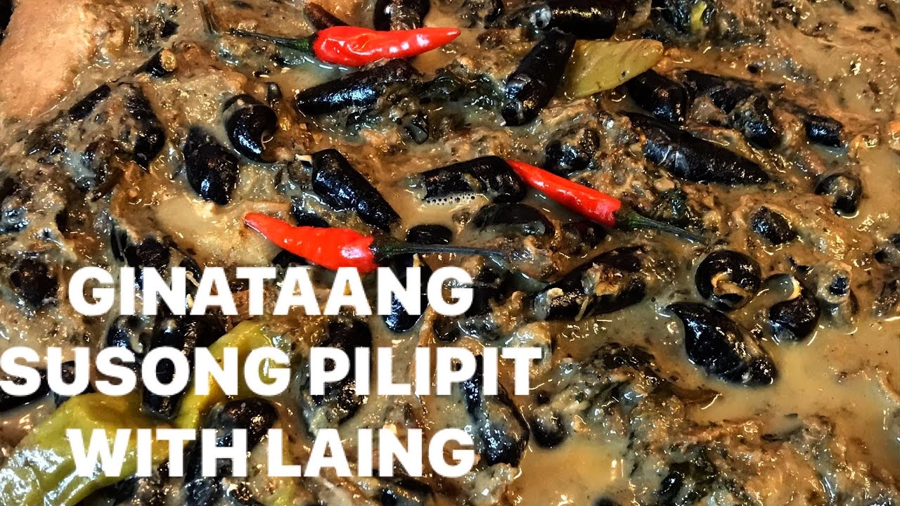 GINATAANG SUSO PILIPIT NA MAY LAING