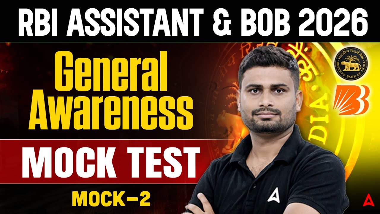 RBI Assistant & BOB 2026 General Awareness | GA Mock Test 2 | By Vaibhav Srivastava
