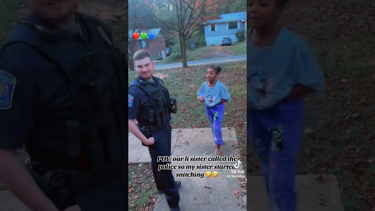 She Really Started Snitching Funny Clips Police Viralshorts