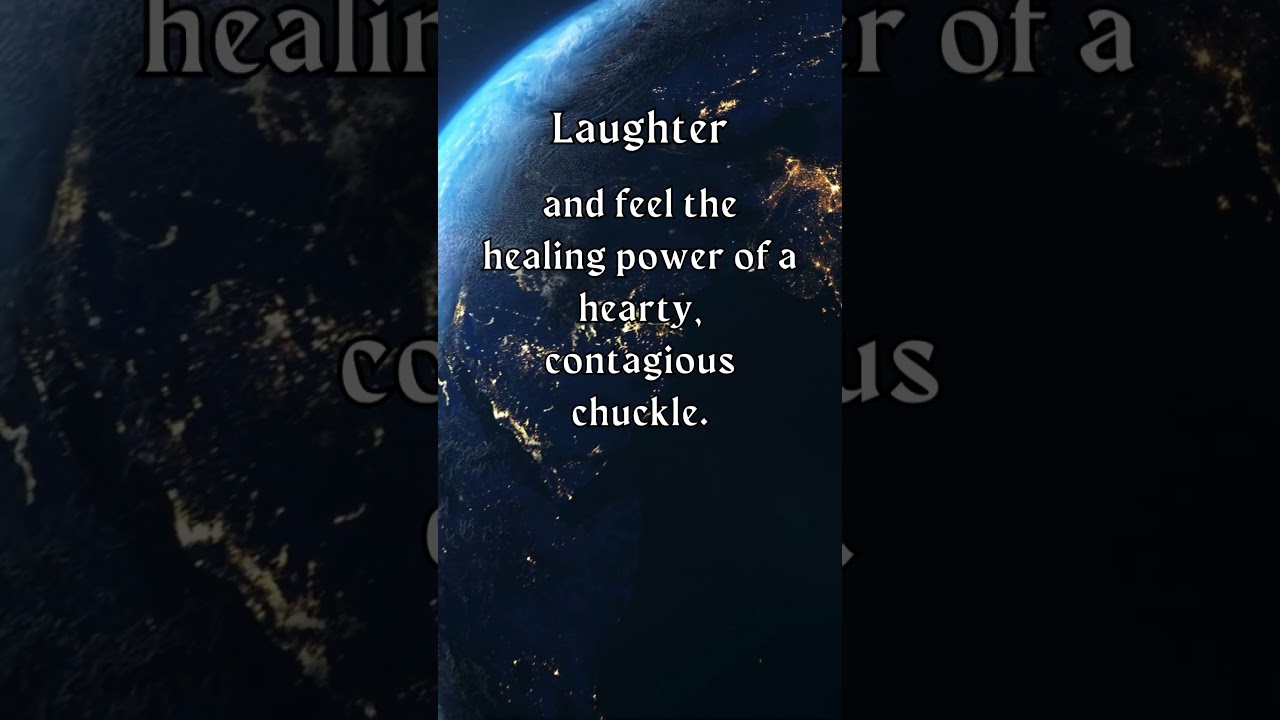 Laughter ~ Be light hearted today and smile a lot.   