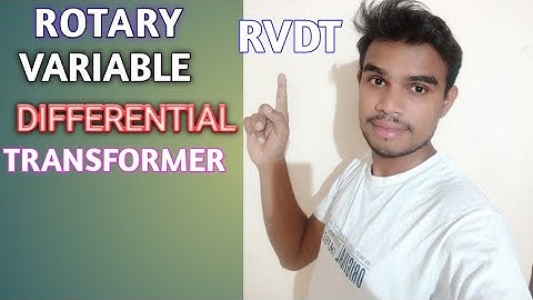 What is RVDT (Rotary Variable Differential Transformer) ?