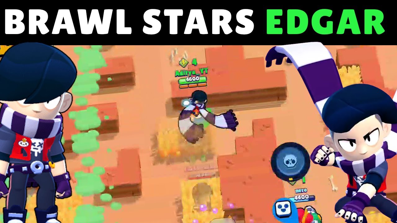 Edgar Is Op In Brawl Stars Brawl Stars India Youtube