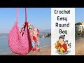 Crochet Easy Round Bag #5