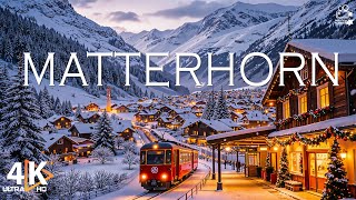 Matterhorn Winter 4K UHD ❄️ Iconic Snow Peak, Alpine Villages & Timeless Swiss Majesty screenshot 3