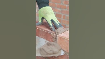 Satisfying 🤩🧱 #brickwork #bricklaying #bricks #bricks #mortar #diy #builder #build #cement