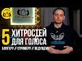 5 ХИТРОСТЕЙ ДЛЯ КРАСИВОГО ГОЛОСА // Блогеру, стримеру, ведущему.