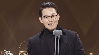 박성웅, 데뷔 20년 만의 수상 ”성동일이 연기 늘었다 칭찬” @2016 SAF 연기대상 1부 20161231