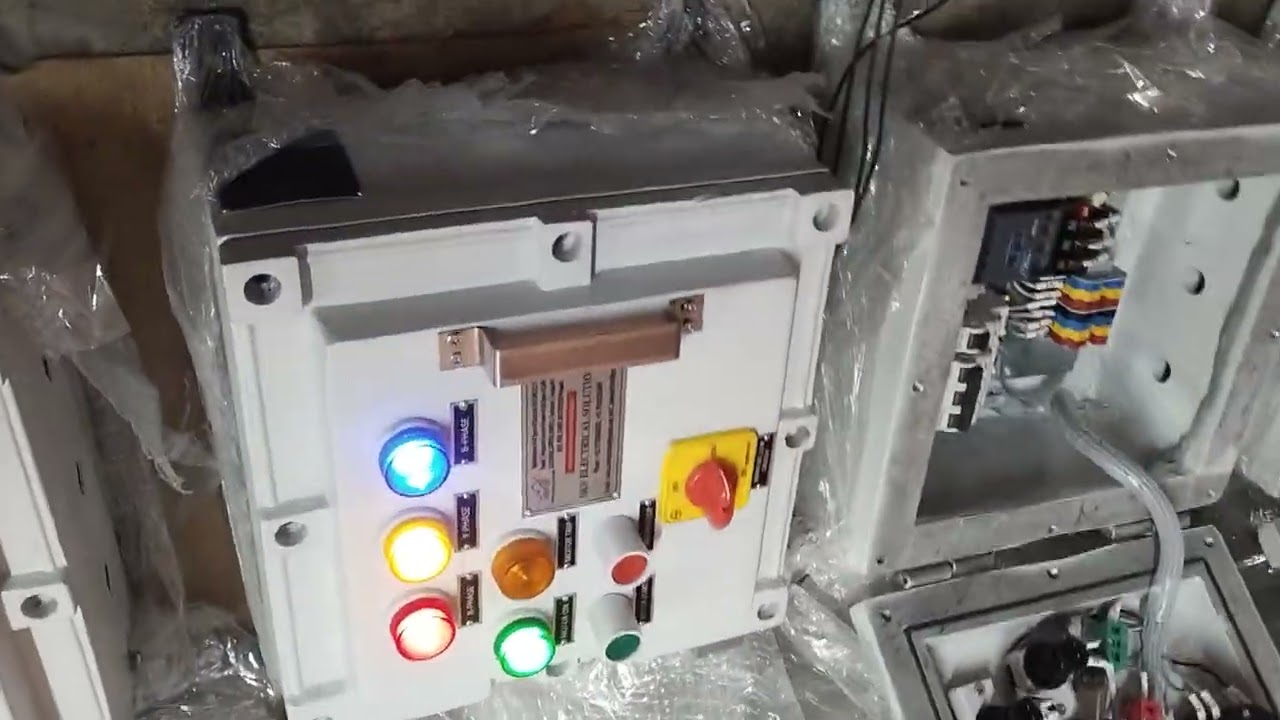 Flameproof Dol Starter Control panel
