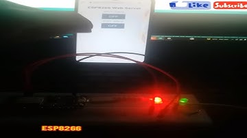 التحكم في إضاءة Led من اي مكان في العالم - انترنت الأشياء -  esp8266 projects wireless web server