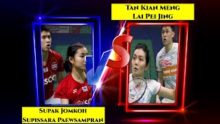 Supak Jomkoh/Supissara Paewsampran vs Tan Kian Meng/Lai Pei Jing England Open