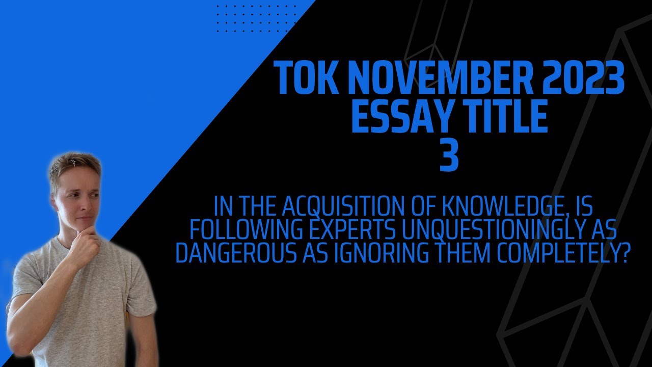 tok essay prescribed titles november 2023
