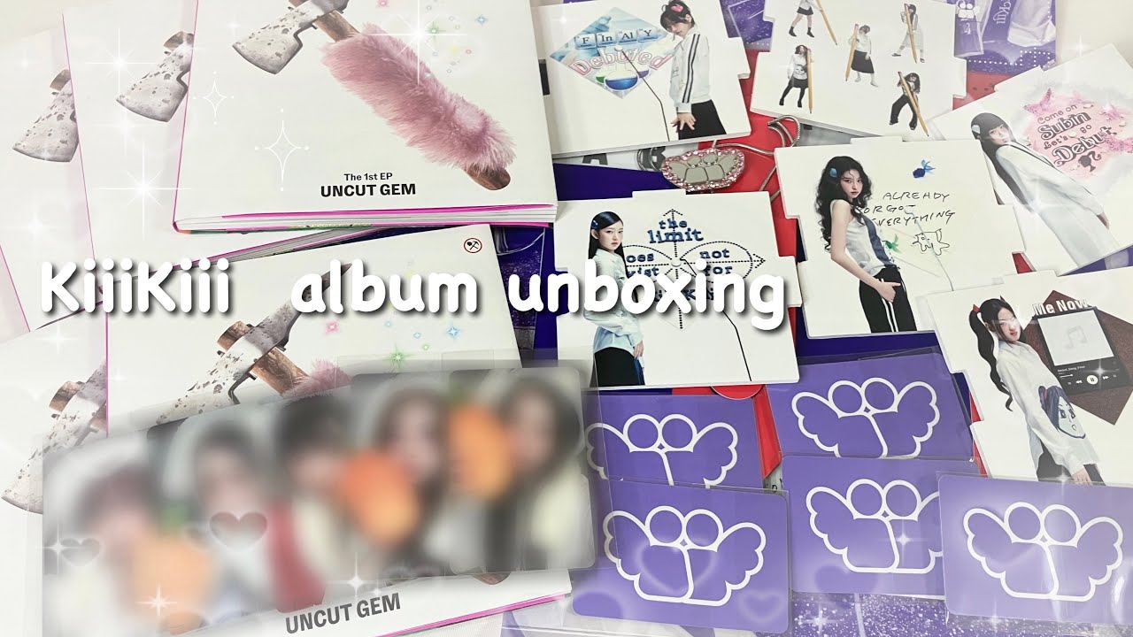 【KiiiKiii 開封動画】 ある意味神回😂 バニートレカ🐰🥕がやってきた！！ 키키 UNCUT GEM GROUNDWORK・DIGGING ver  album unboxing🌷