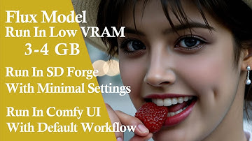 Running Flux Model with Low VRAM: Comfy UI Default Workflow & SD Forge Minimal Settings.