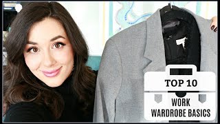 My top 10 style staples to create work appropriate outfits easily and elegantly, to elevate your existing office attire or start your 