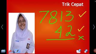 Cara Menghitung Perkalian Cepat 7 Detik 4 Angka