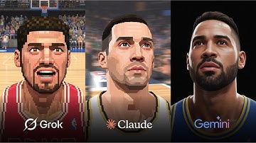 Grok vs Claude vs Gemini 3 Make NBA 2K26 Game From Scratch