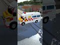 🚨 Ambulance फंस गया Raiway Track पर 😲 | BUSSID #shorts #gaming #ambulance