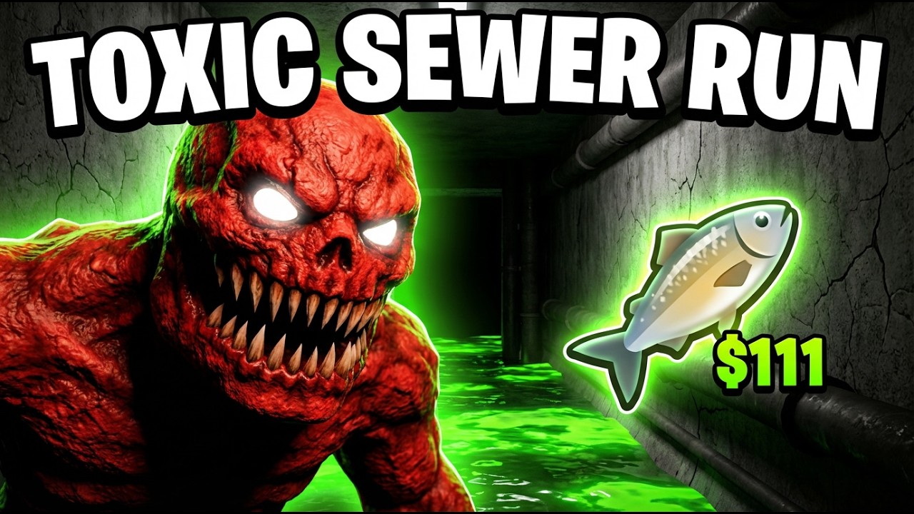 Deadly Delivery Roblox – Toxic Sewer Salted Fish Run! [No Commentary 4K]