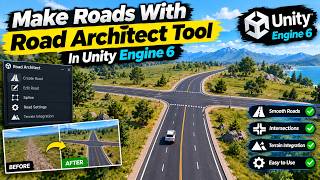 How To Create Roads With Road Architect Tool In Unity Engine 6