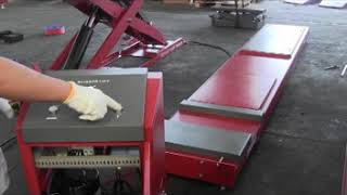 platform adjustment guide for D35B D40B scissor lift